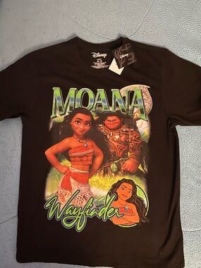 Disney Black Moana & Maui 'Wayfinder' Graphic Tee